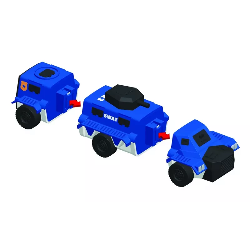 Sõidukikomplekt Popular Playthings Mix or Match Vehicles Police