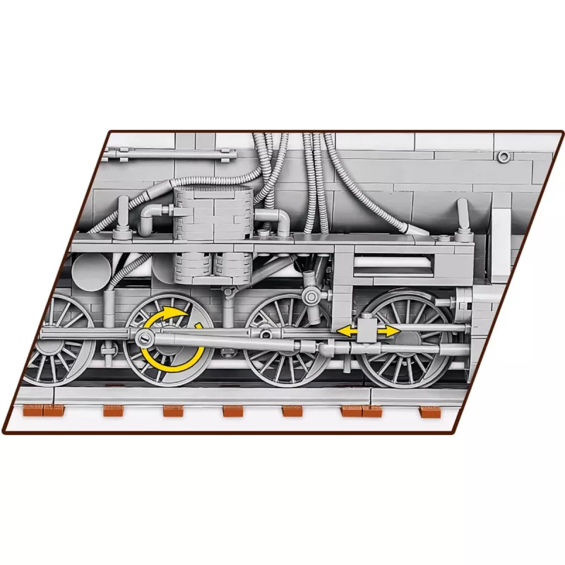 Ehitusklotsid COBI Kriegslokomotive Baureihe 52 2476 tk