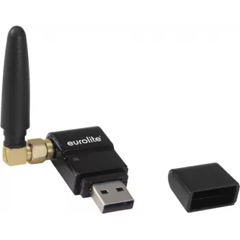 Juhtmevaba DMX-saatja/vastuvõtja EUROLITE QuickDMX 70064704 USB juhtmevabaks valgustusjuhtimiseks