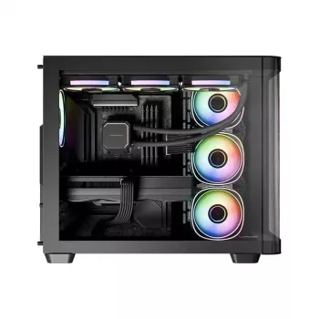 Arvutikorpus LC-Power LC-8001B-ON Midi Tower Must