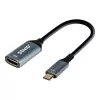 Savio Adapter USB-C (M) HDMI (F), 4K, 60Hz, Alumiinium, AK-78