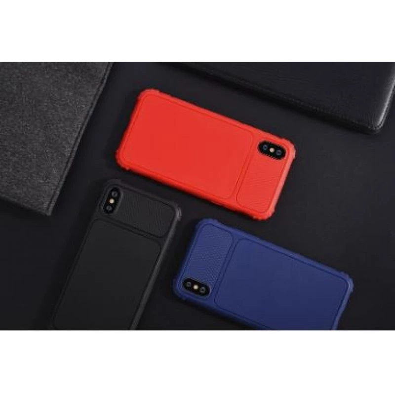 Põrutuskindel ümbris Devia Shark1 iPhone XS Max jaoks (6.5) — punane