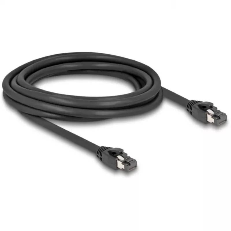 DeLOCK RJ45 võrgukaabel Cat.8.1 S/FTP 3 m 40 Gbit/s Must
