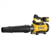 Akutoitega lehepuhur DeWalt DCMBL777X1-QW — harjadeta mootor, 21,5 m³/min, 258 km/h, 9 Ah aku, 3 kiiruse seadistust, 3,2 kg