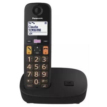 Juhtmeta telefon Panasonic KX-TGU110FXB koos DECT-juhtmevaba tehnoloogiaga