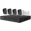 Foscam FNA108E-B4-2T Valvekaamerasüsteem Valge 4x 4K PoE Kuulkaamera, 1x 8-kanaliline NVR