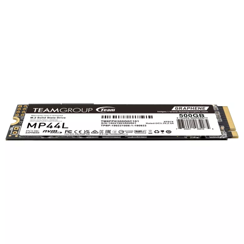 SSD-ketas Team Group 500 GB M.2 PCI Express 4.0 NVMe TM8FPK500G0C101