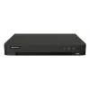 DVR Hikvision Pro seeria 8-kanaliline 5 MP 1U H.265 AcuSense, 8 sisendit, Gigabit Ethernet, 12 TB kõvaketas, 12 V, 24 W