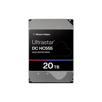 WD Ultrastar DC HC555 - Festplatte - Datencenter - 20TB - intern - 3,5 (8,9 cm) - SAS 12Gb/s - 7200 rpm - Puffer: 512MB (0B47749)