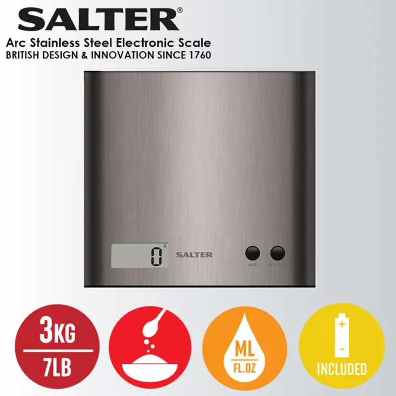 Köögikaalud Salter 1087 SSDRCEU16 Pro Silver