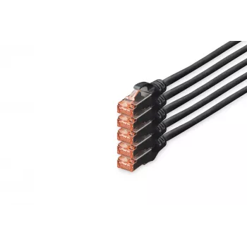 Võrgukaabel Digitus CAT 6 S/FTP RJ-45 10 m must