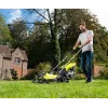 Ryobi RLM18X33B40 muruniiduk Lükatav muruniiduk Aku Must, Roheline