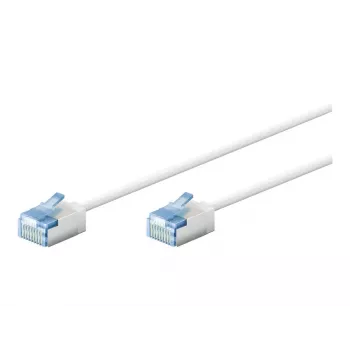 Goobay 74326 Ultra-Flexible CAT 6A Patch-kaabel, sihv, U/FTP, 0,15 m, valge | Goobay