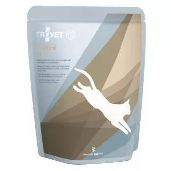 Märg kassitoit TROVET Intestinal FRD 85 g — veterinaardieet soolestiku toetamiseks, kana, valk 8%, rasv 5%, niiskus 80%