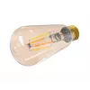 Smart bulb Tellur WiFi Filament E27 merevaigukollane valge soe dimmer 6W 806lm