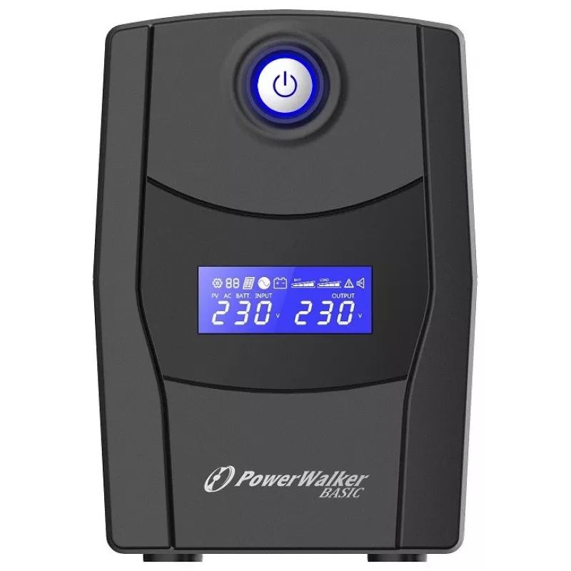 PowerWalker VI 600 STL Line-Interaktiivne 0,6 kVA 360 W 2 AC-pistikupesa