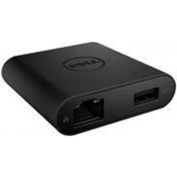 Dell DA200 - väline videoadapter - USB-C - D-Sub, HDMI - Inspiron 5502, 7306 2-in-1, Precision 75XX, Vostro 53XX, 5502, 7500, XPS 13 93XX (MVF8N) jaoks