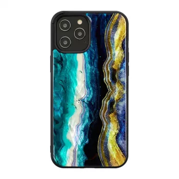 Kaitseümbris iKins Apple iPhone 12 Pro Maxile — lilla ahhaadi disain