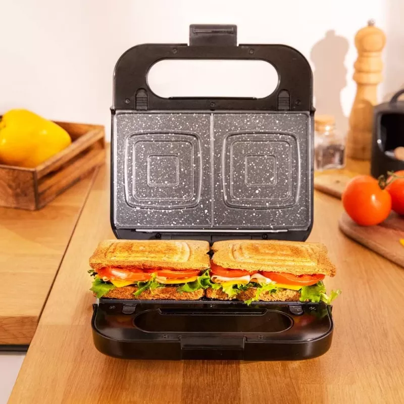 Cecotec võileivagrill | Rock’nToast 4in1 | 1000 W | Plaatide arv 4 | Must