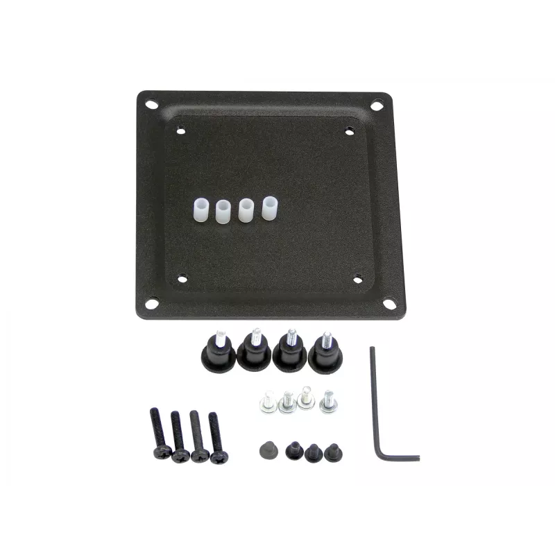 Adapteriplaadi komplekt Ergotron 75 mm kuni 100 mm must teras