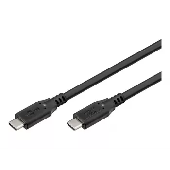 Goobay USB-kaabel-C, USB 3.2, 100 W, 10 Gbit/s, Power Delivery, 0,5 m (0,50 m, USB 3.2, 100 W), USB-kaabel