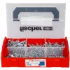 Kruvikomplekt FISCHER FixTainer PowerFast II, 702 tk, täiskeere, tsingitud