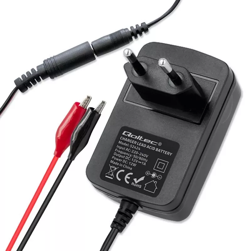 Aku laadija QOLTEC laadija AGM GEL STD 12V 1.5A