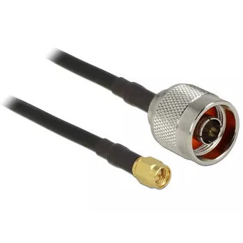 Koaksiaalkaabel CFD200 DeLOCK 89420 2,5 m SMA Must