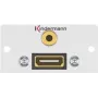 Pistikupesa HDMI + 3,5 mm Kindermann 7444000589