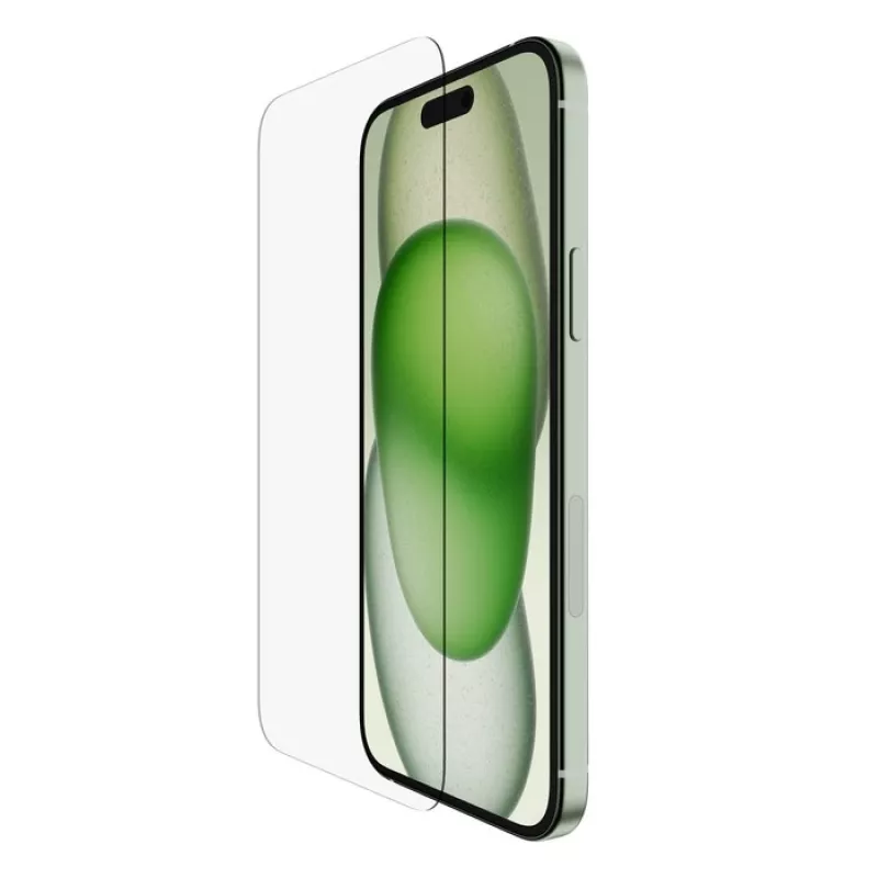 Ekraanikaitse Belkin ScreenForce iPhone 16 Plus jaoks antibakteriaalne karastatud klaas