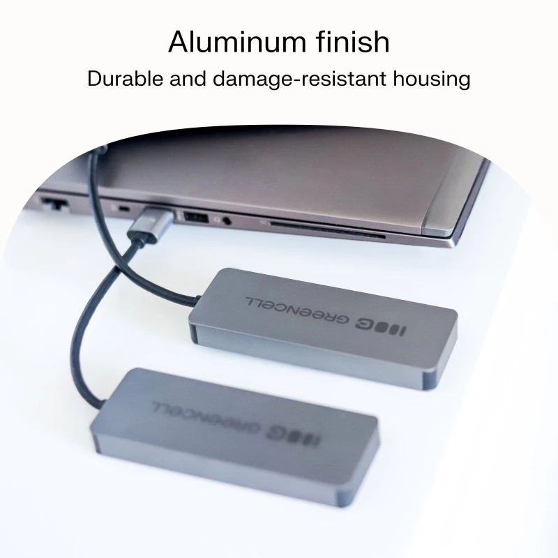 USB-jaotur roheline Cell HUB-GC-C4A — 4-pordiline USB-C 3.0 jaotur