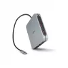 DICOTA D32057 USB USB-C Hub 10000 Mbit/s Hõbedane