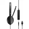 EPOS ADAPT 135 USB II peakraav juhtmega peapael kontorisse/kõnekeskusesse USB Type-A must