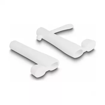 DeLOCK tolmukate USB USB-C isasele ja Apple Lightning isasele pistikule, komplekt 2 tk, valge