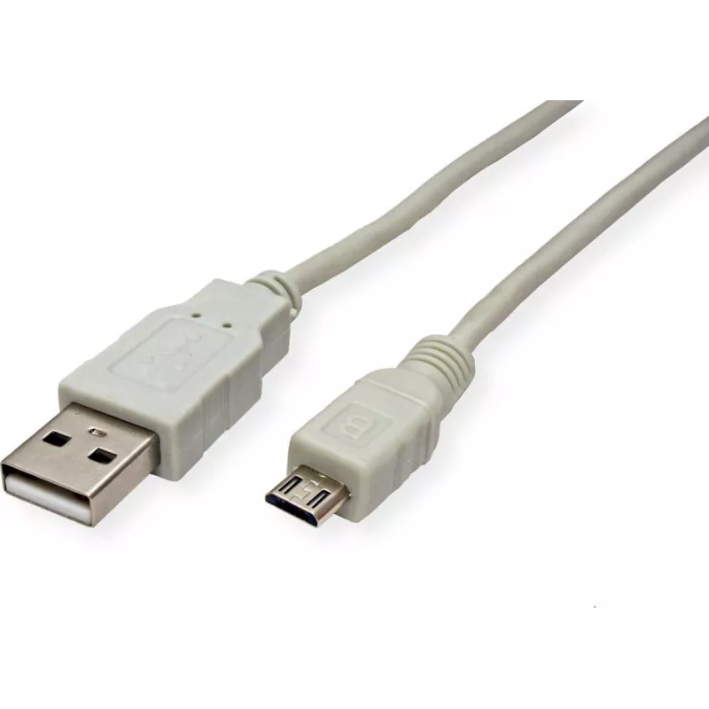 ITB STANDARD USB 2.0 kaabel A Micro B beež - kaabel - digitaalne/andmeedastus (S3152)