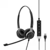EPOS IMPACT SC 660 USB ML Kõrvaklapid Juhtmega Peapael Kõned/Muusika USB Type-A Must, Hõbedane
