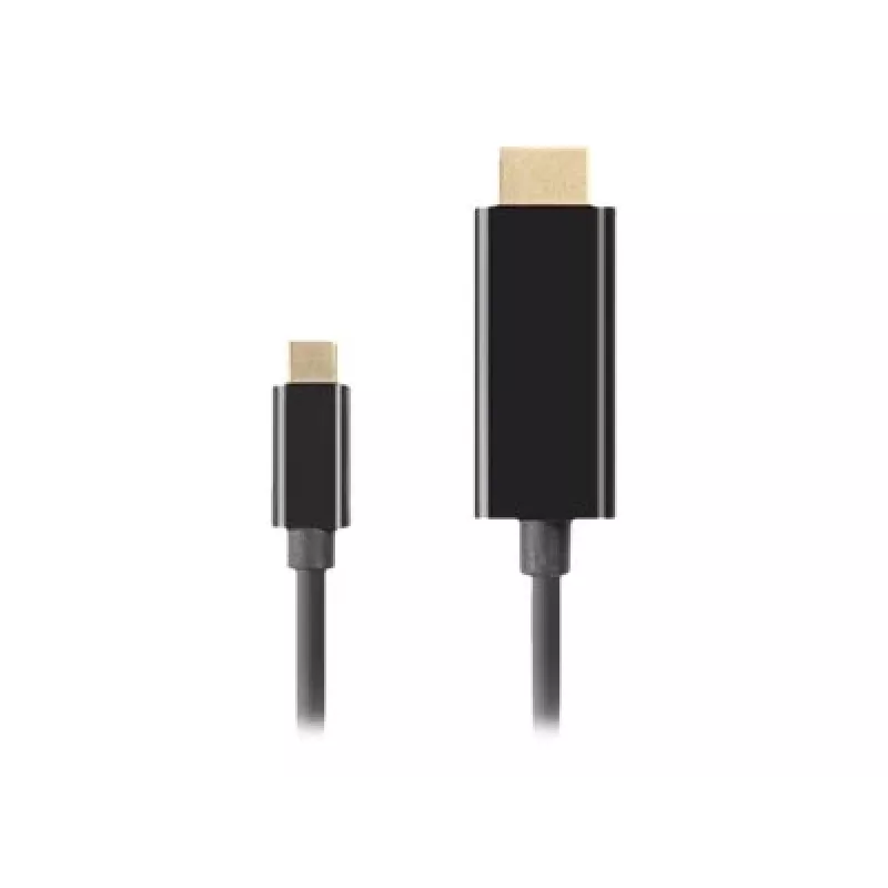 Video kaabliadapter LANBERG CA-CMHD-10CU-0030-BK, USB USB-C to HDMI 2.0, 3 m, 18 Gbit/s, 4K