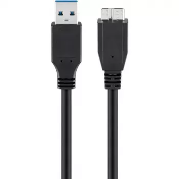 USB A kuni Micro-USB B kaabel GOOBAY 95026 — 1,8 m, isane-isasele, must