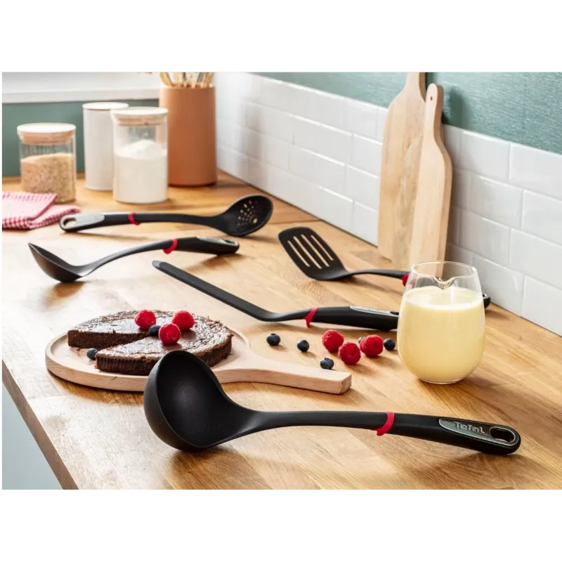 Pastalusikas Tefal K20602, silikoon, kuumuskindel kuni 220 °C, must, TPR käepide