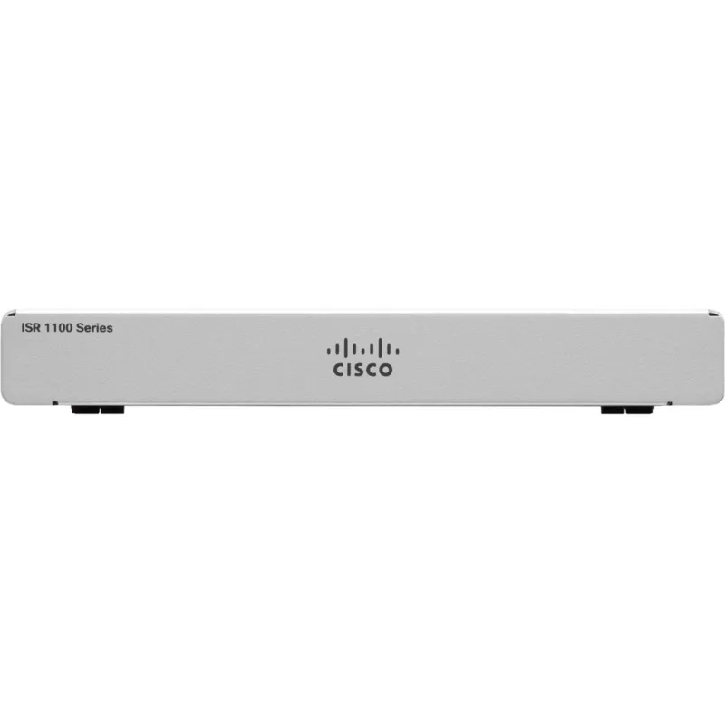 Ruuter Cisco C1101-4P — Integreeritud teenuste lauaruuter, 4 x Gigabit Ethernet (GbE) porti, GE WAN, USB 3+, 1-aastane garantii