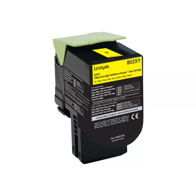 Toner Lexmark Toner kollane Return Program 80C2XY0 3000 lehekülge