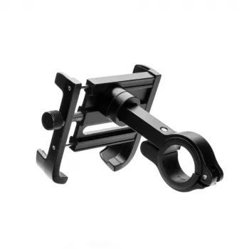 Tahvelarvuti ja nutitelefoni hoidik FIXED Holder Fixed Bikee ALU 2 reguleeritav 360° must, alumiinium, reguleeritav klamber