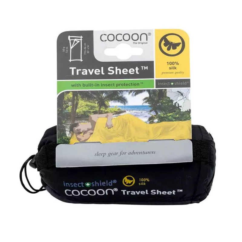Cocoon TravelSheet ristkülikukujuline magamiskott Siidhall