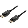 DisplayPort 1.4 kaabel (pistik > pistik) 8K (must, 5 meetrit)