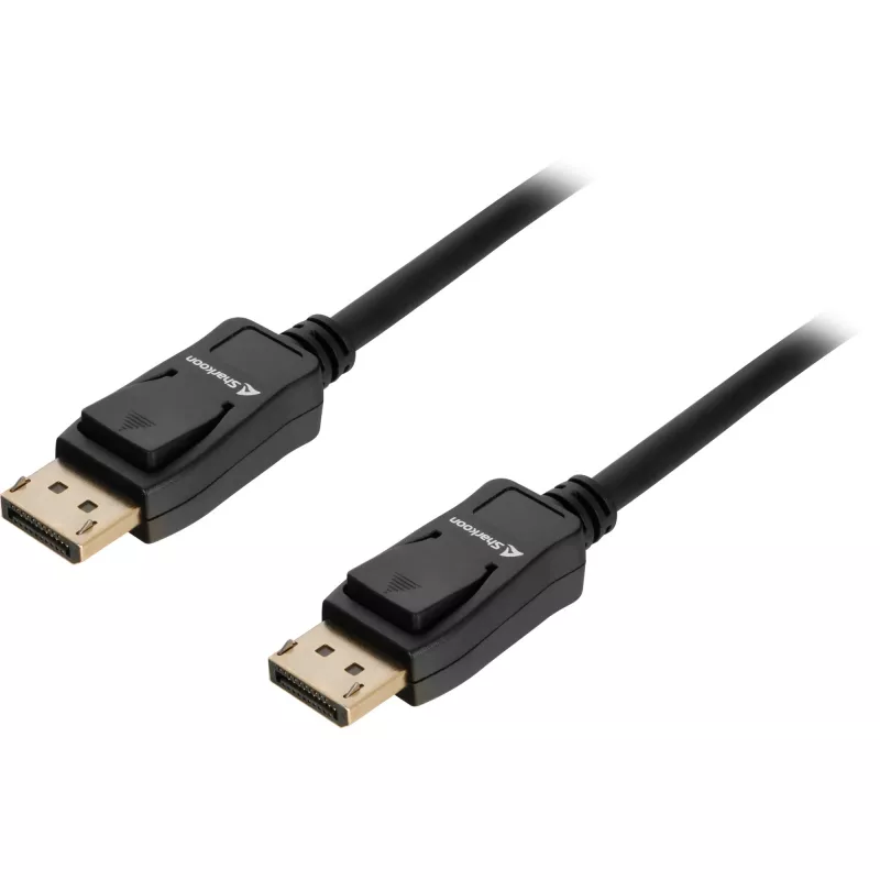 DisplayPort 1.4 kaabel (pistik > pistik) 8K (must, 5 meetrit)