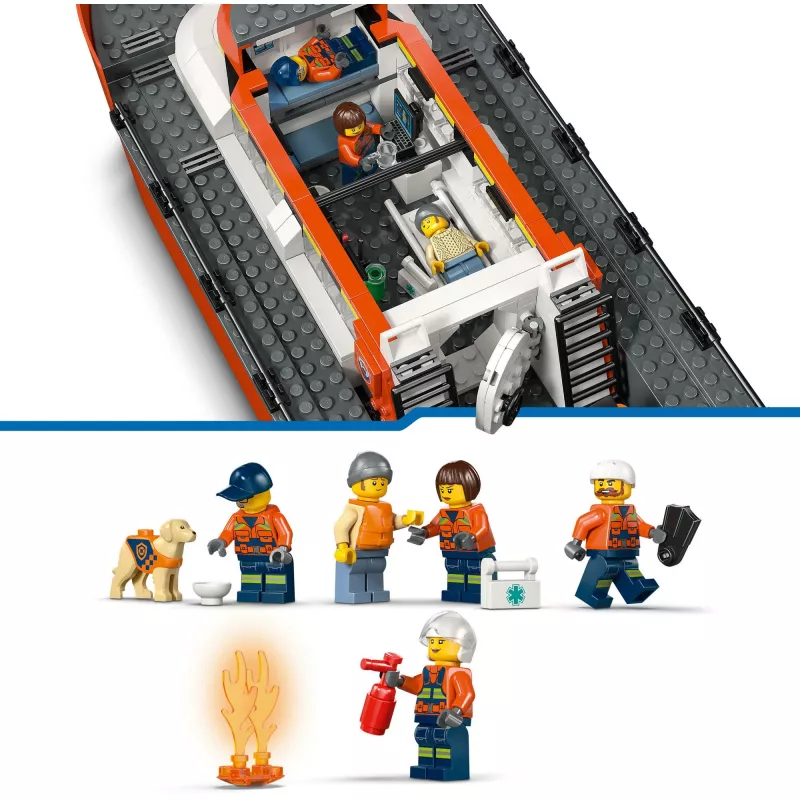 LEGO City 60504 Päästepaat ja helikopter