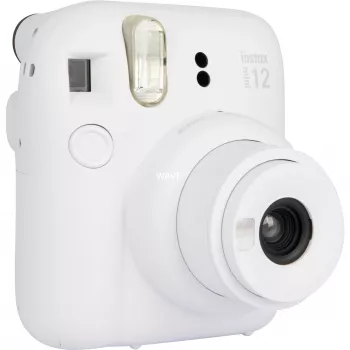 Hetkkamera Fujifilm Instax Mini 12 Valge — 86×54 mm prindid, 60 mm fookuskaugus, AA patarei