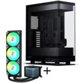 PHANTEKS Evolv X2 + TRYX PANORAMA ARGB täielik vedelikjahutus - must, 360 mm
