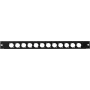 Esipaneel Omnitronic Z-19 12 x XLR D-Type 1U — raami paneel kaheteistkümne XLR D-tüüpi pistikuga