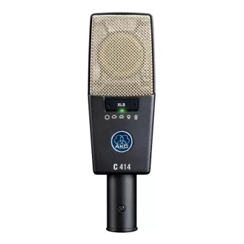 AKG C414 XLS mikrofon Hall, Hõbedane stuudiomikrofon